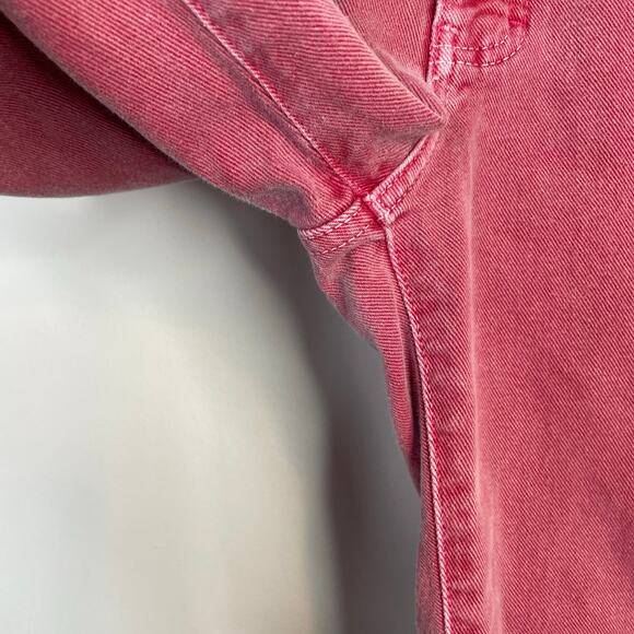 Vintage Y2K Tommy Hilfiger Hipster Straight Leg Jeans Pink Island Punch Womens 4 - Picture 5 of 14